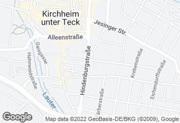 Karte mit Standort von Backstube Goll Gmbh Kirchheim Armbruststraße