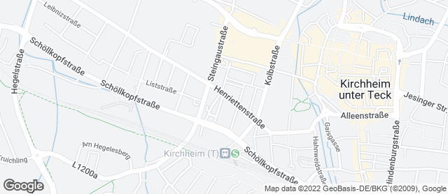 Karte mit Standort von Familien-Bäckerei Kienzle GmbH & Co. KG