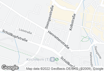Karte mit Standort von Familien-Bäckerei Kienzle GmbH & Co. KG