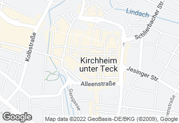Karte mit Standort von Bäckerei Scholderbeck - Kirchheim Marktstraße