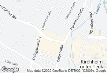 Karte mit Standort von Bäckerei Staib GmbH & Co. KG