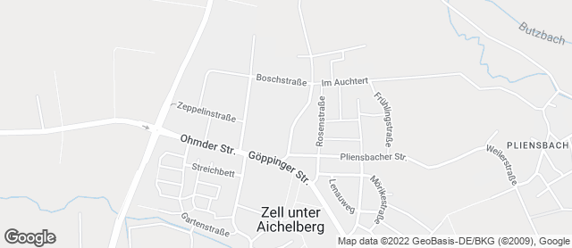 Karte mit Standort von Café Bäcker Mayer Zell