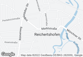 Karte mit Standort von Backhaus Hackner GmbH