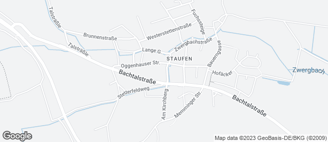 Karte mit Standort von Bäckerei Römer
