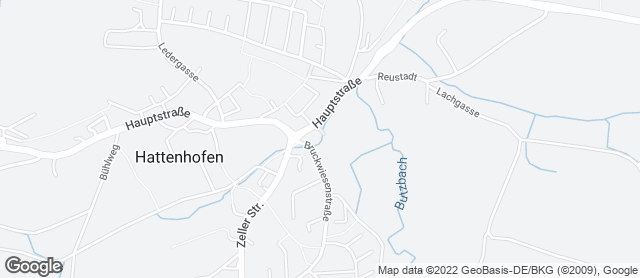 Karte mit Standort von Mayers Bäckerei-Konditorei GmbH   Netto