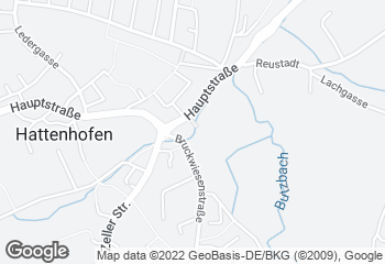 Karte mit Standort von Mayers Bäckerei-Konditorei GmbH   Netto