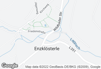 Karte mit Standort von Bäckerei Haag GmbH