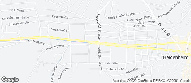 Karte mit Standort von Handwerksbäckerei Mack