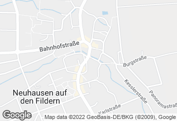 Karte mit Standort von Backhaus Zoller Neuhausen