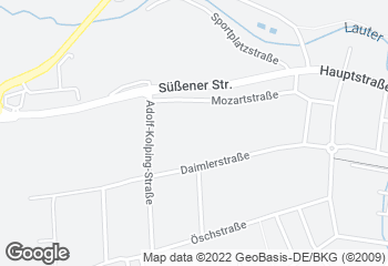Karte mit Standort von Mayers Bäckerei-Konditorei GmbH      Rewe