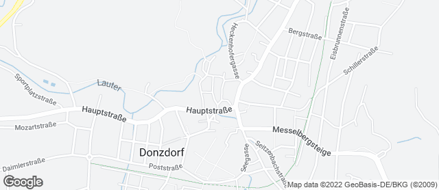 Karte mit Standort von Bäckerei Kehrer