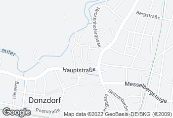 Karte mit Standort von Bäckerei Kehrer