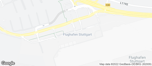 Karte mit Standort von Bäckerei Treiber, Flughafen