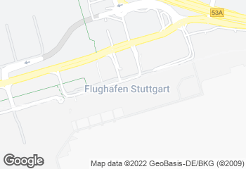 Karte mit Standort von Bäckerei Treiber, Flughafen