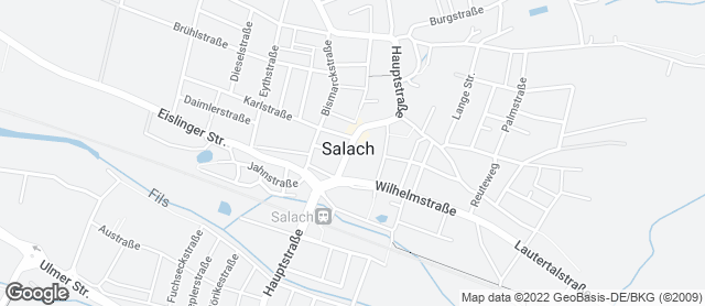 Karte mit Standort von Bäckerei & Cafe Edinger