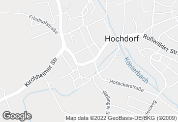 Karte mit Standort von Café Bäcker Mayer Hochdorf