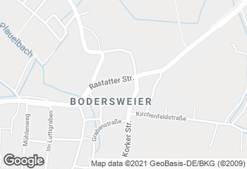 Karte mit Standort von Bäckerei Rack