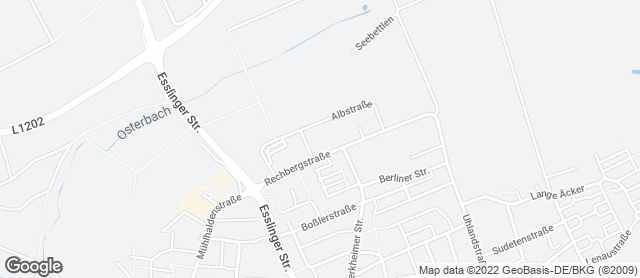 Karte mit Standort von Stadtbäckerei Schultheiss Fil. Rechbergstraße