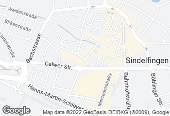 Karte mit Standort von Bäckerei Nagel