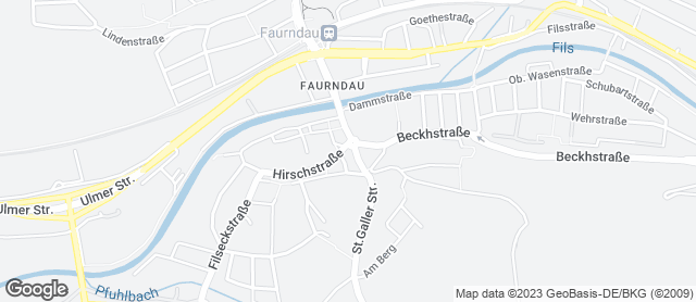 Karte mit Standort von Bäckerei Gehrer GmbH