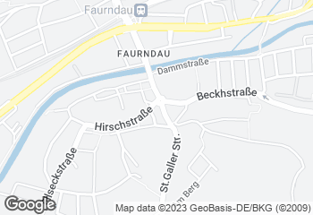 Karte mit Standort von Bäckerei Gehrer GmbH