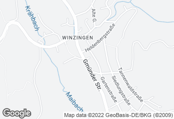 Karte mit Standort von Bäckerei Kottmann