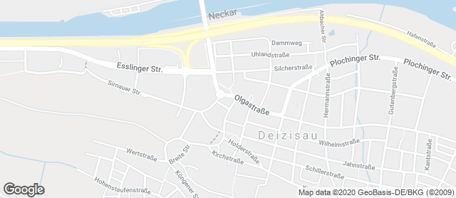 Karte mit Standort von Café Bäcker Mayer Deizisau