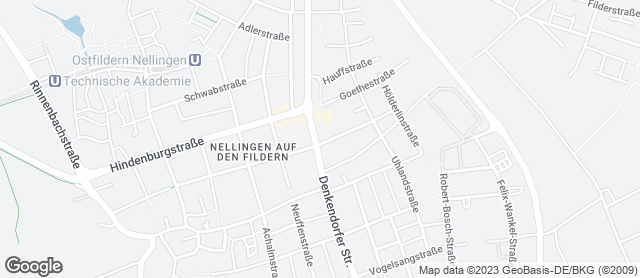 Karte mit Standort von Bäckerei Bluthardt