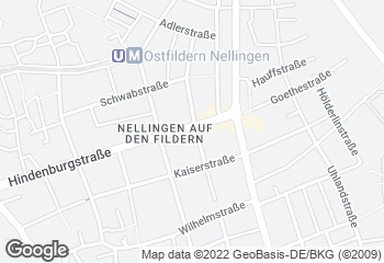Karte mit Standort von Stadtbäckerei Schultheiss Fil. Nellingen