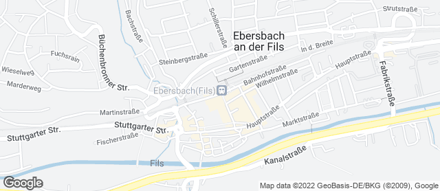 Karte mit Standort von Bäckerei DAIBER