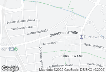 Karte mit Standort von Bäckerei Bausch