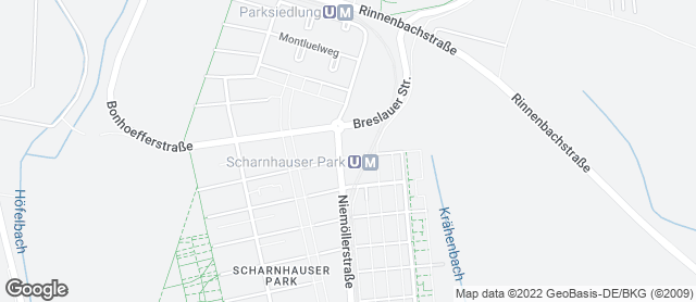 Karte mit Standort von Stadtbäckerei Schultheiss Fil. Scharnhauser Park (Markthalle)