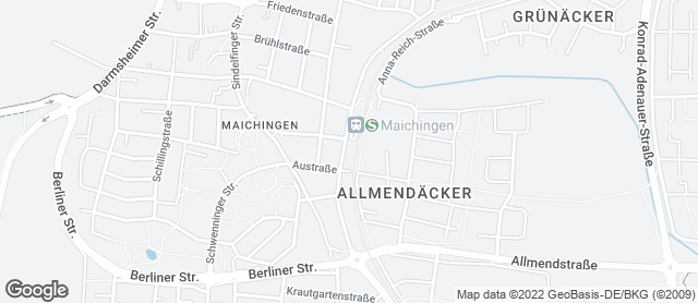 Karte mit Standort von Bäckerei Ruoff