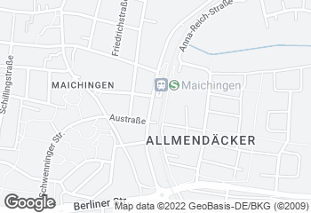 Karte mit Standort von Bäckerei Ruoff