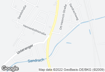 Karte mit Standort von Backhaus Hackner GmbH