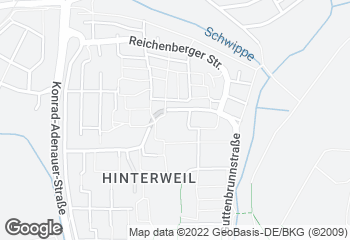 Karte mit Standort von Bäckerei Frech