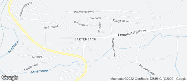 Karte mit Standort von Bäckerei Zeller