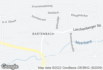 Karte mit Standort von Bäckerei Zeller