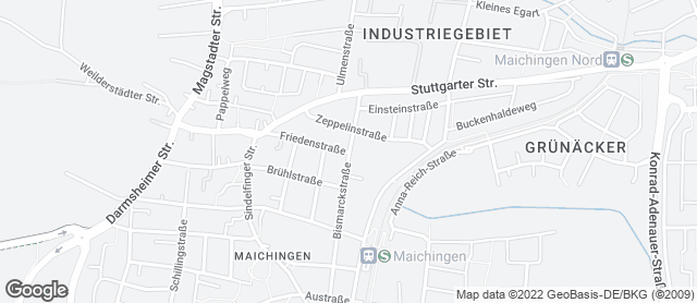 Karte mit Standort von Brot und Feinbäckerei RUOFF