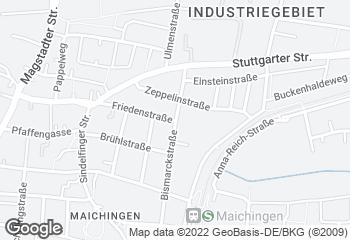 Karte mit Standort von Brot und Feinbäckerei RUOFF