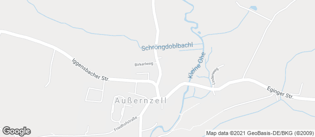 Karte mit Standort von Bäckerei Grausam
