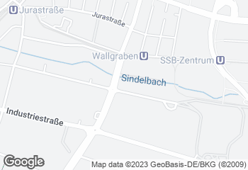 Karte mit Standort von Bäckerei Konditorei Schrade