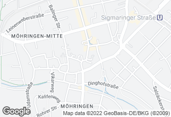 Karte mit Standort von Cafébar Bäckerei Konditorei Schrade