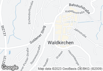 Karte mit Standort von Bäckerei Pilger (Waldkirchen Ringmauerstr.)
