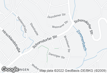 Karte mit Standort von Stadtbäckerei Schultheiss Fil. Schorndorferstraße