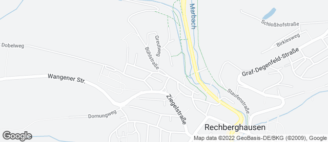 Karte mit Standort von Bäckerei Piringer