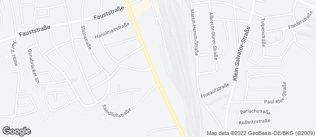 Karte mit Standort von Backhaus Hackner GmbH - Kaufland