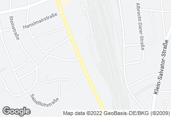 Karte mit Standort von Backhaus Hackner GmbH - Kaufland