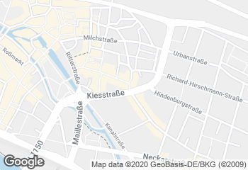 Karte mit Standort von Stadtbäckerei Schultheiss Fil. Küferstraße
