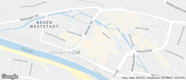 Karte mit Standort von Stadtbäckerei Schultheiss Fil. Bahnhofstraße